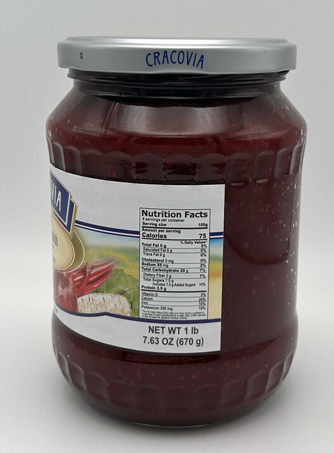 Cracovia Beets & Horseradish (Grated Beets in Vinegar Brine)