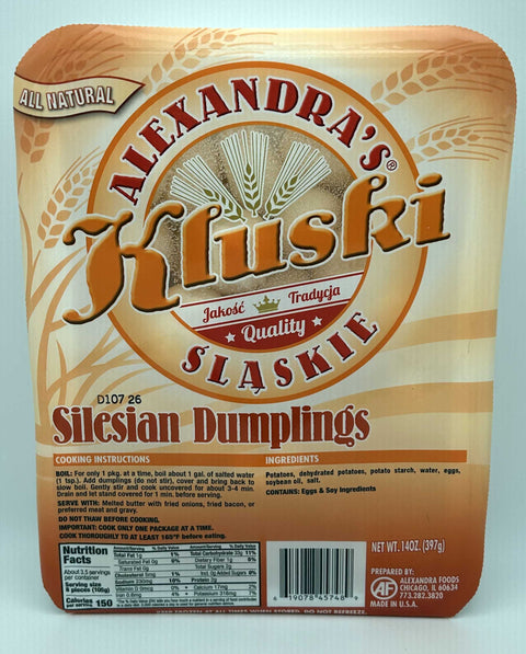 Silesian Dumplings (Kluski)