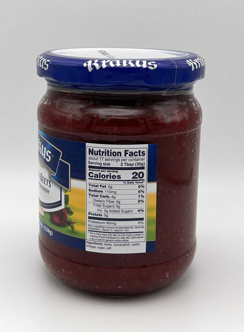 Krakus Grated Beets With Horseradish
