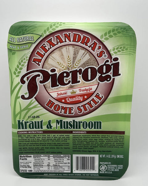 Kraut & Mushroom Pierogi