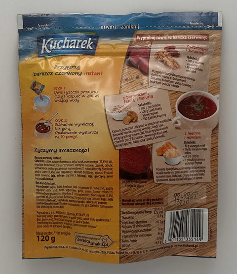 Kucharek Barszcz Czerwony (Instant Red Borscht)