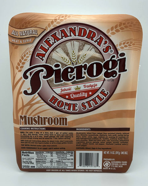 Mushroom Pierogi