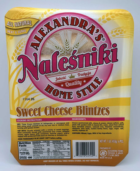 Sweet Cheese Blintzes (Naleśniki)
