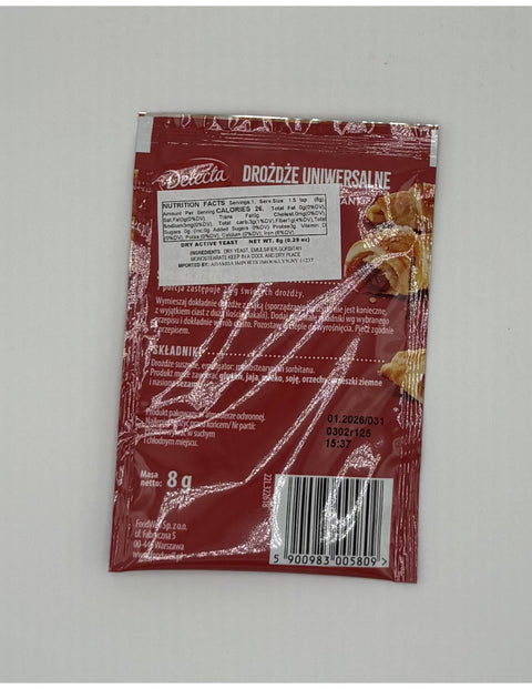 Delecta Drozdze Uniwersalne, Polish Universal Yeast