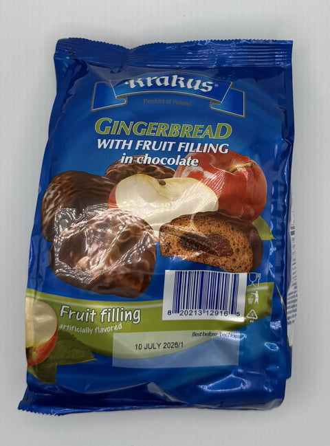 Krakus Pierniki z Nadzieniem Owocowym (Gingerbread with Fruit Filling in Chocolate)