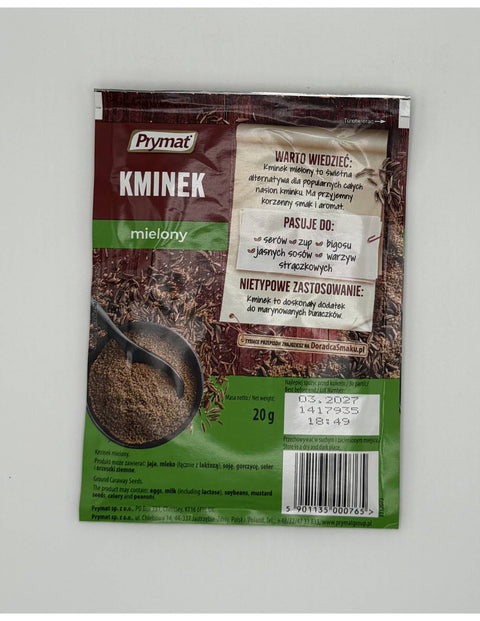 Kmniek Mielony, Polish Ground Cumin Packet