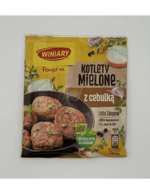 Winiary Przyprawa Do Kotlety Mielone z Cebulka (Polish Seasoning for Ground Cutlets with Onion)