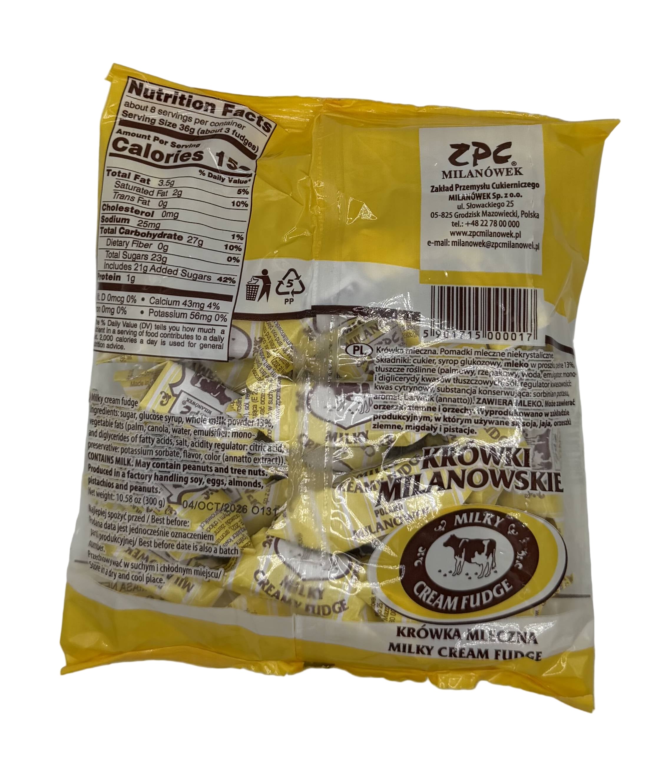 Milanówek Krówka Mleczna (Milky Cream Fudge) – Premier Polish Products
