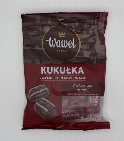 Wawel Kukułka Polish filled caramel candies bag front