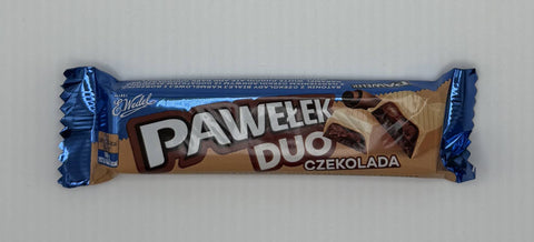 E. Wedel Pawełek Duo Czekolada Polish chocolate bar front packaging