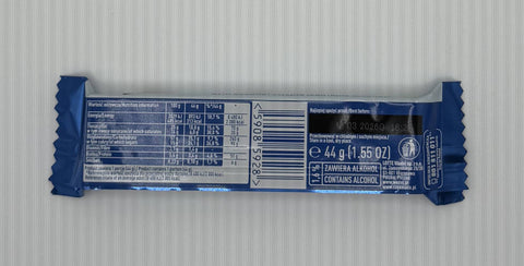 E.Wedel Pawełek Duo Kokos chocolate bar – back packaging with nutrition facts.